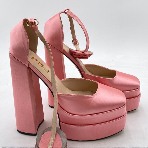 FSJ Pink Platform Heels - Picture 3 of 7